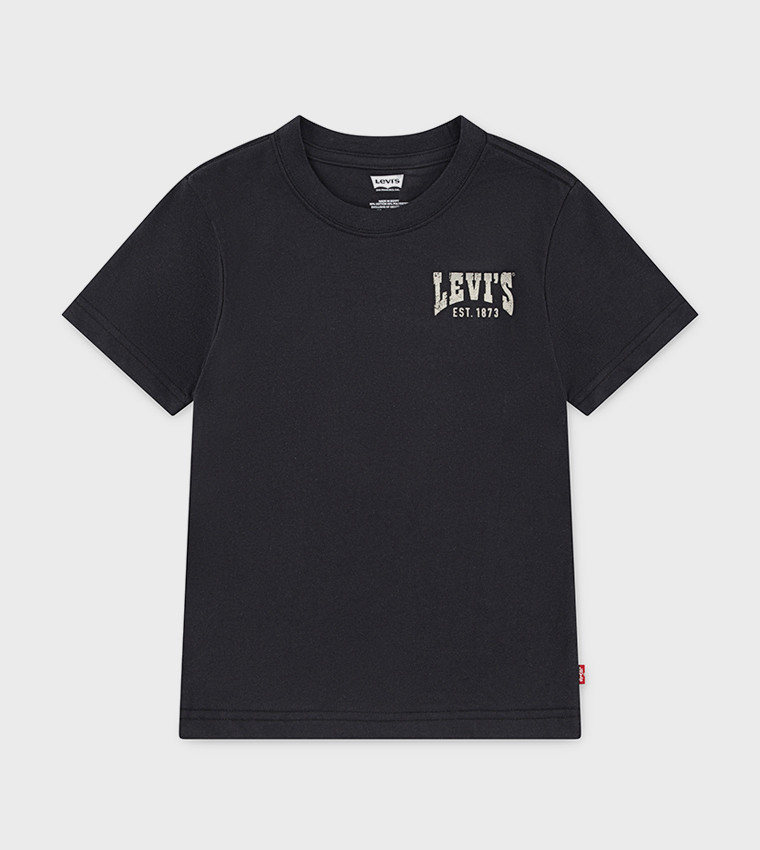 Back Printed Crew Neck T-Shirt