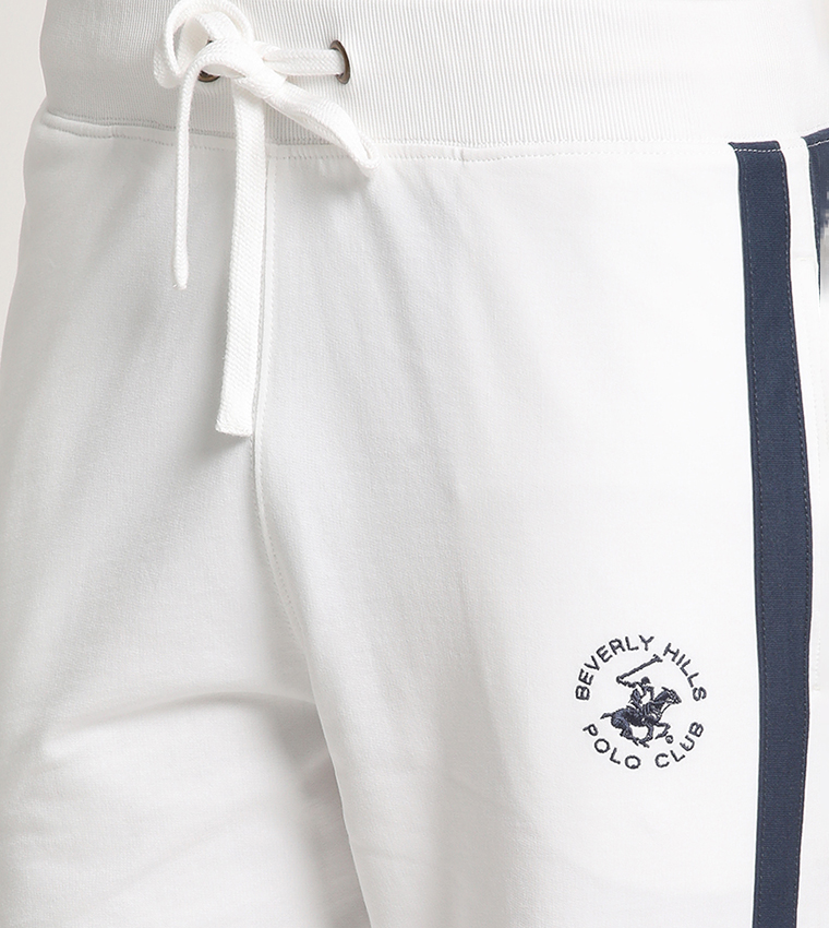 Logo Embroidered Drawstring Waist Track Pants