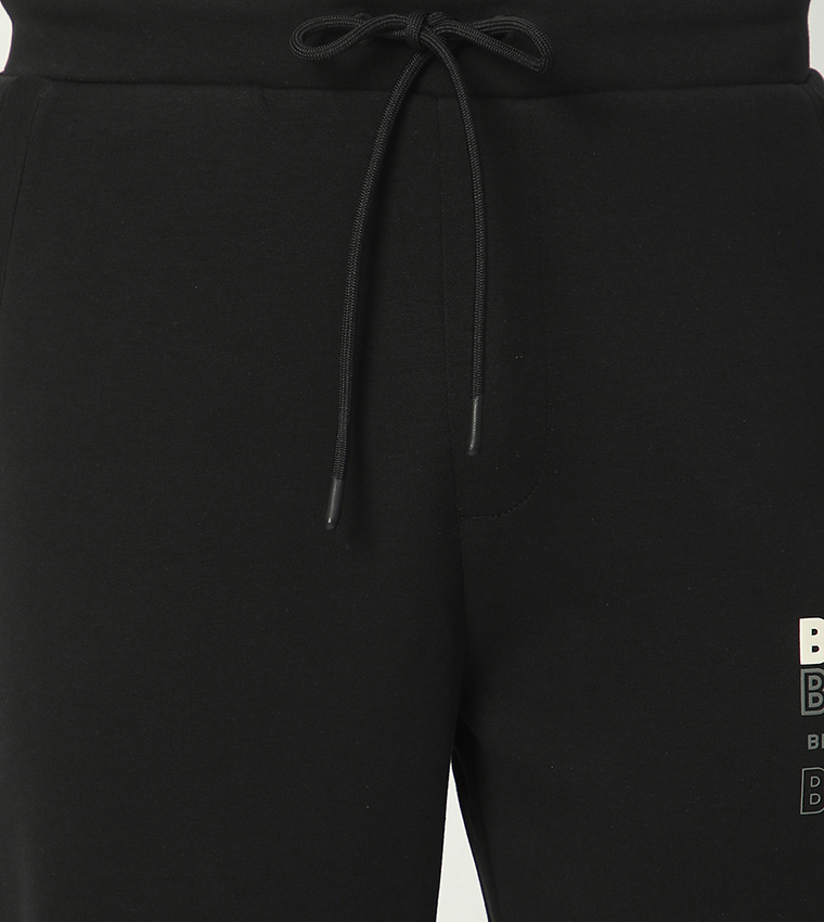 Logo Printed Drawstring Waist Sweatpants