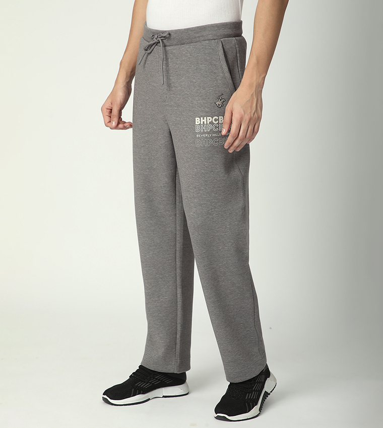 Logo Printed Drawstring Waist Sweatpants