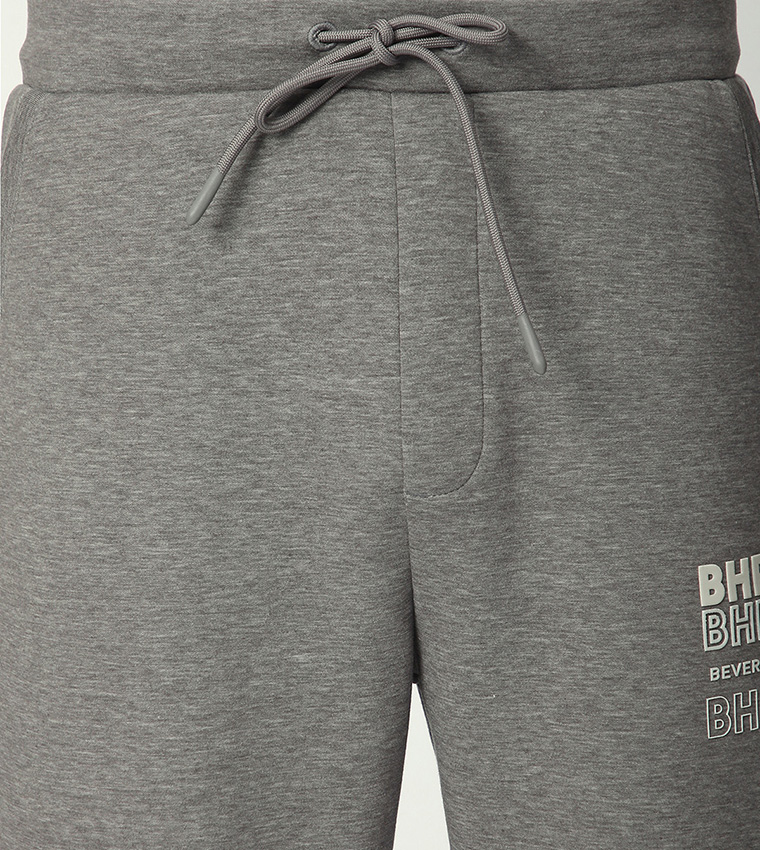 Logo Printed Drawstring Waist Sweatpants