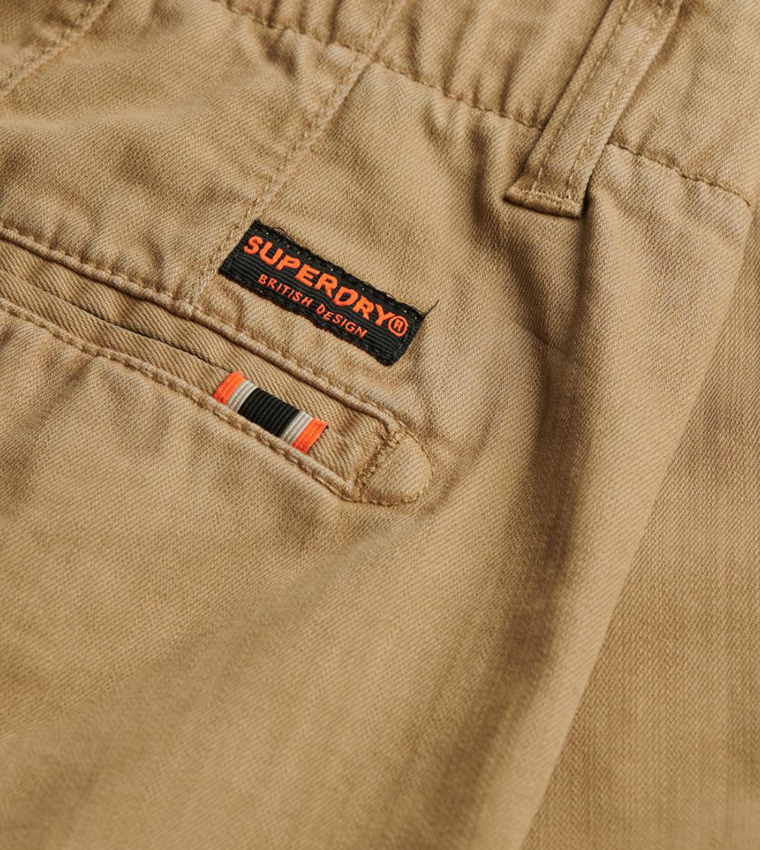 Vintage Button-Closure Chino Shorts