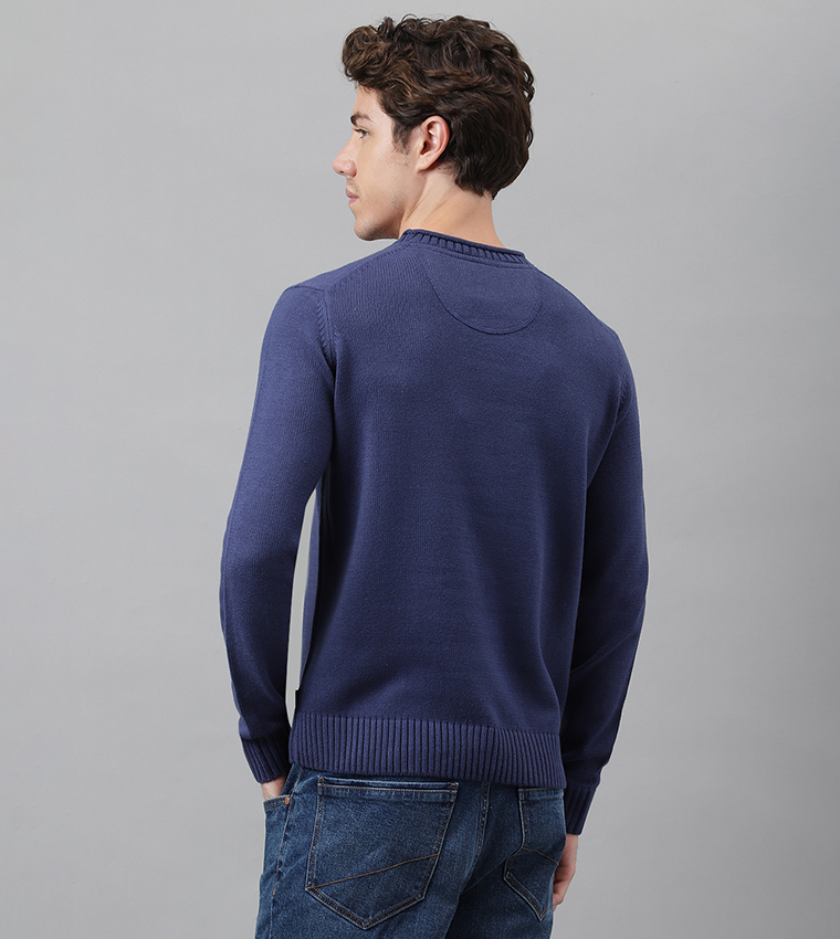Logo Knitted Long Sleeves Sweater