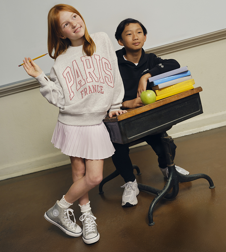 Printed Neon Knitted Sweatshirt