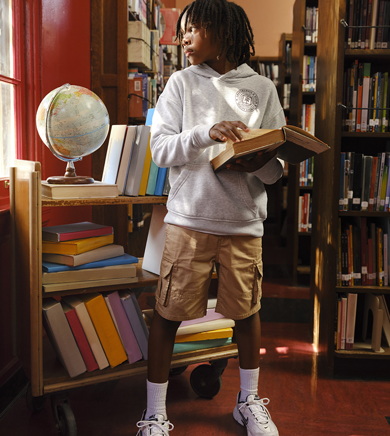 Solid  Baggy Cargo Shorts