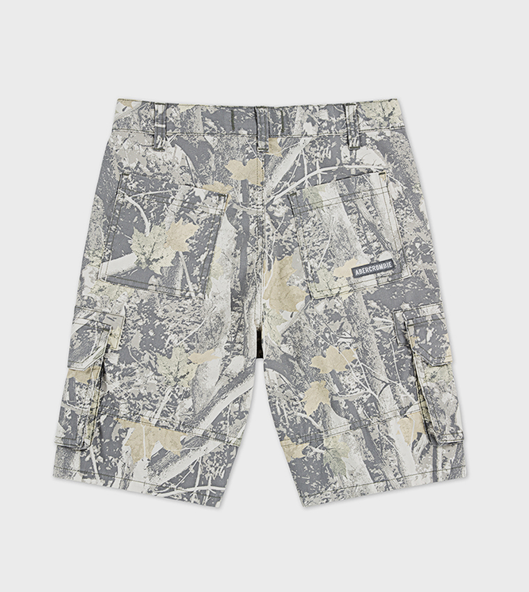 Printed Baggy Cargo Shorts