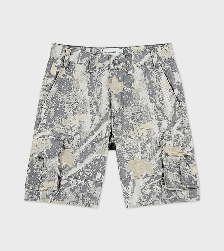 Printed Baggy Cargo Shorts