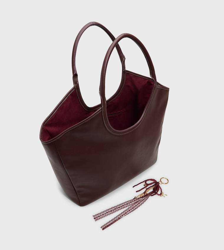 MADELIINE Textured Tote Bag