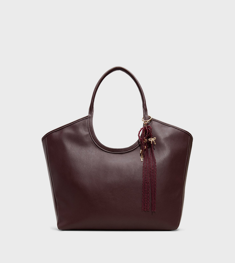 MADELIINE Textured Tote Bag