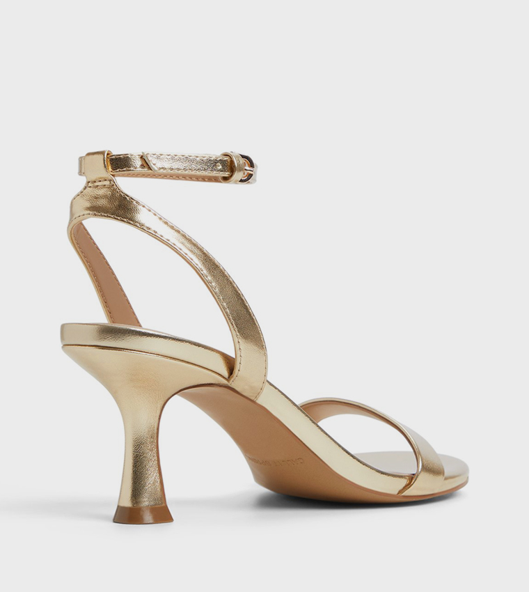 MADELYYN Metallic  Heeled Sandals