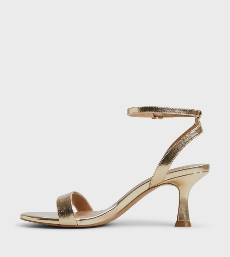 MADELYYN Metallic  Heeled Sandals