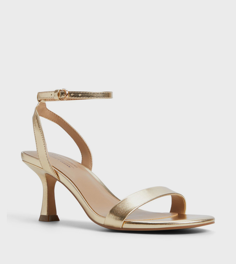 MADELYYN Metallic  Heeled Sandals