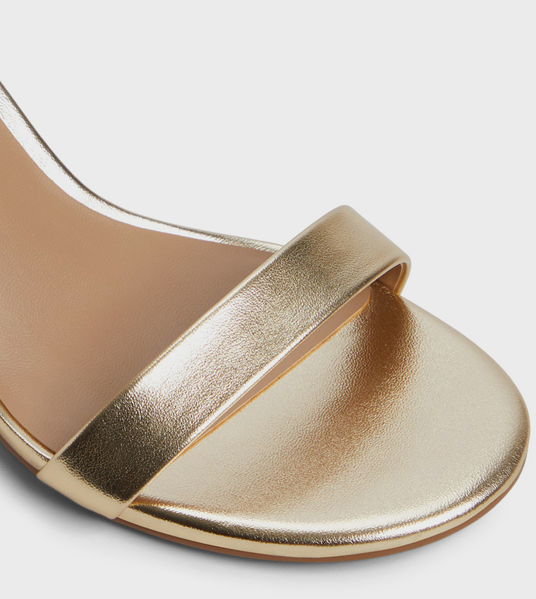 MADELYYN Metallic  Heeled Sandals