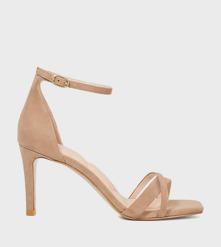 MADRINA Ankle Strap Heeled Sandals