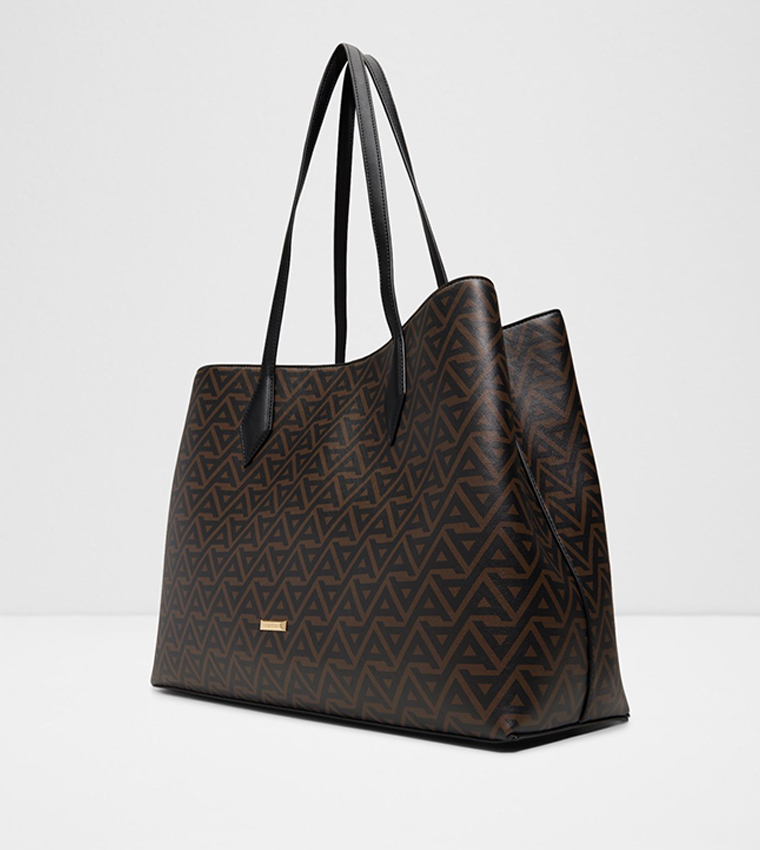 MAELA Logo Patterned Tote Bag