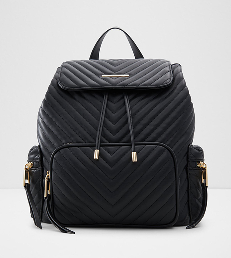 MAELLE Quilted Snap Closure Backpack