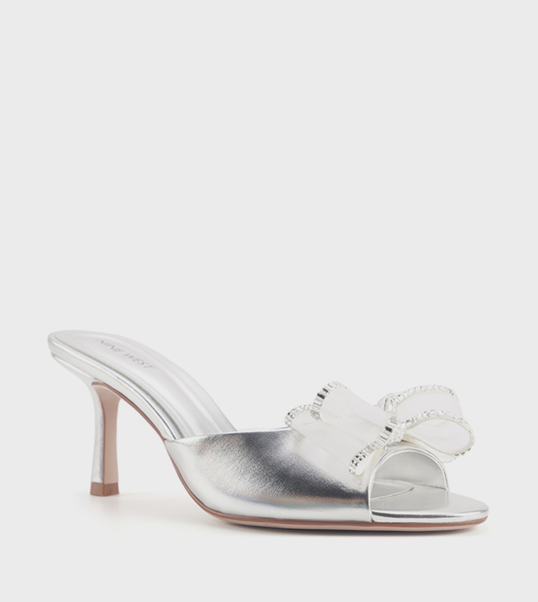 MAGDALENA Bow Detail Heeled Sandals