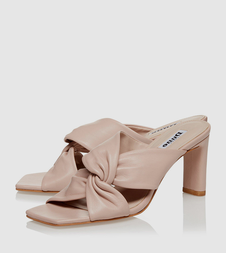 MAGNET Twist Knot Heeled Sandals