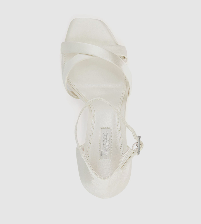 MALENA Ankle Strap Block Heel Sandals