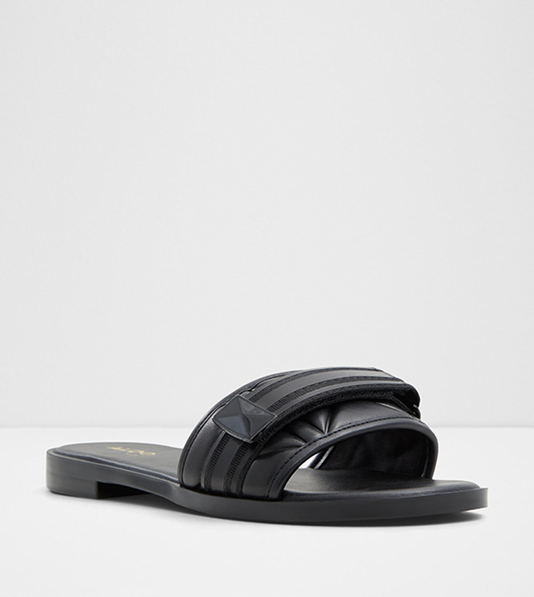 MANA Quilted Slide Sandals