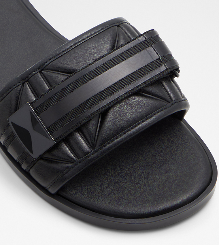 MANA Quilted Slide Sandals