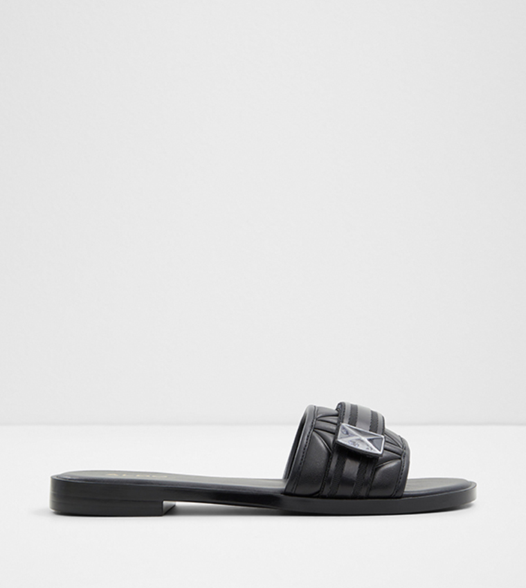 MANA Quilted Slide Sandals