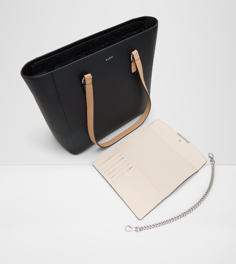 MANERELDEN Chain Detail Tote Bag