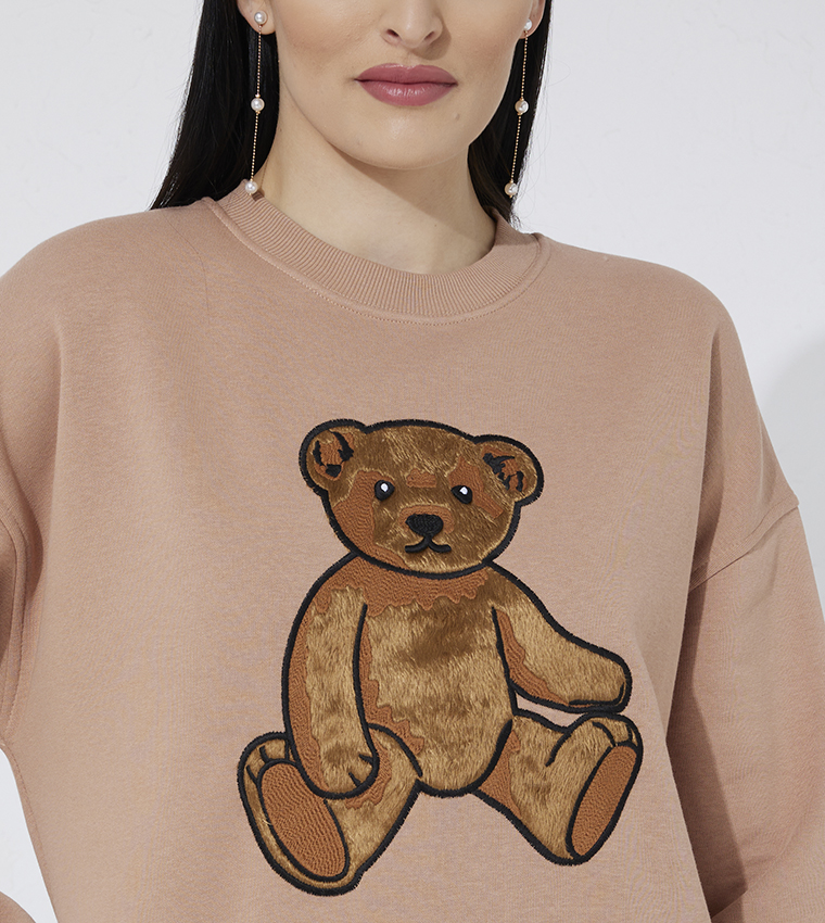 Embroidered Long Sleeves Sweatshirt