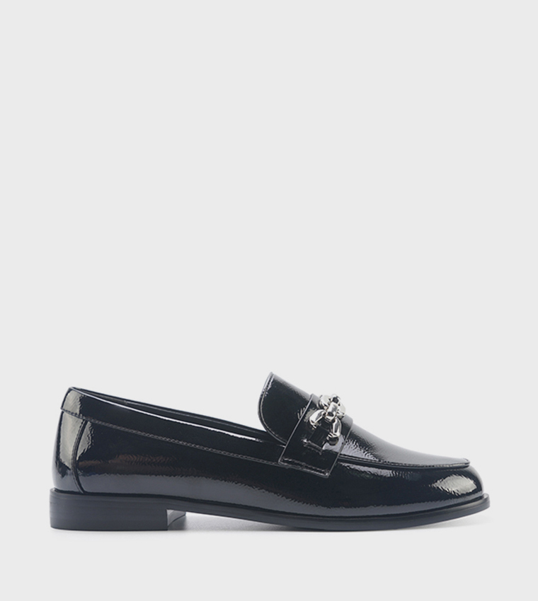 MARAN Metal Chain Detail Loafers