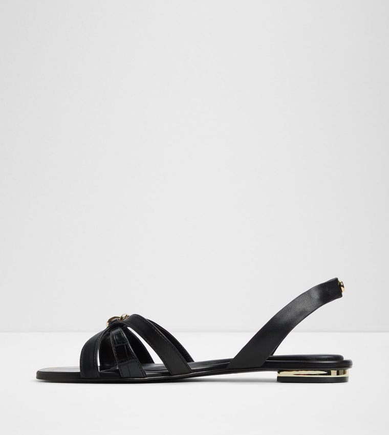 MARASSITA Metal Accent Flat Sandals