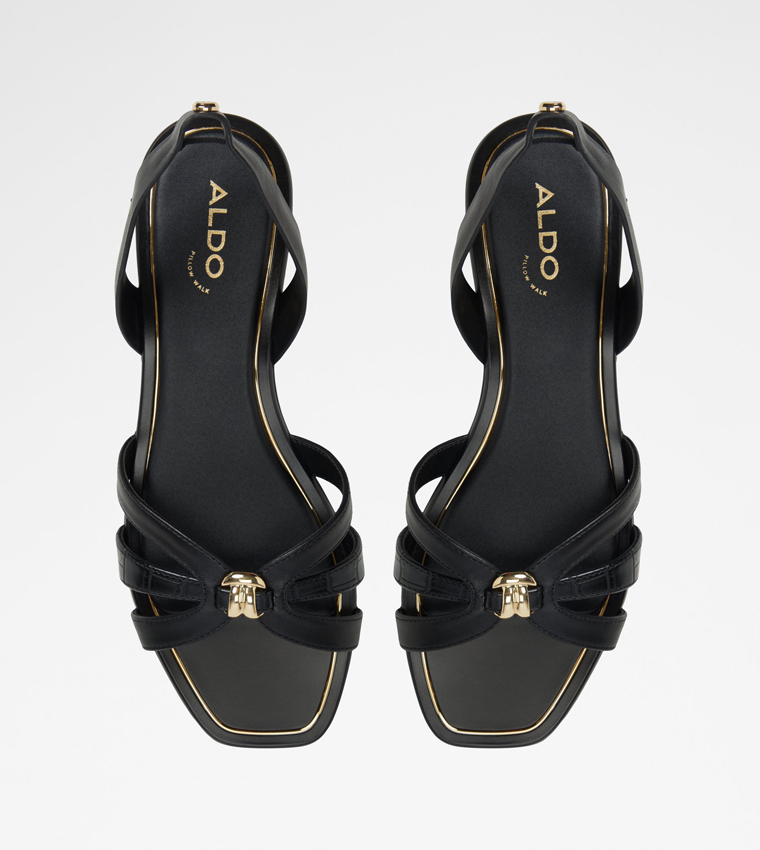 MARASSITA Metal Accent Flat Sandals