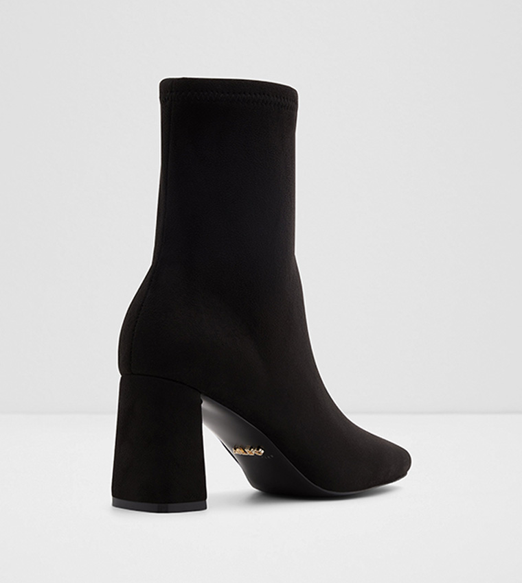 Marcella Square Toe Heeled Boots-Flex Collections 