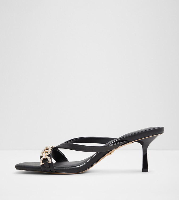 MARCELLINE Embellished Heel Sandals