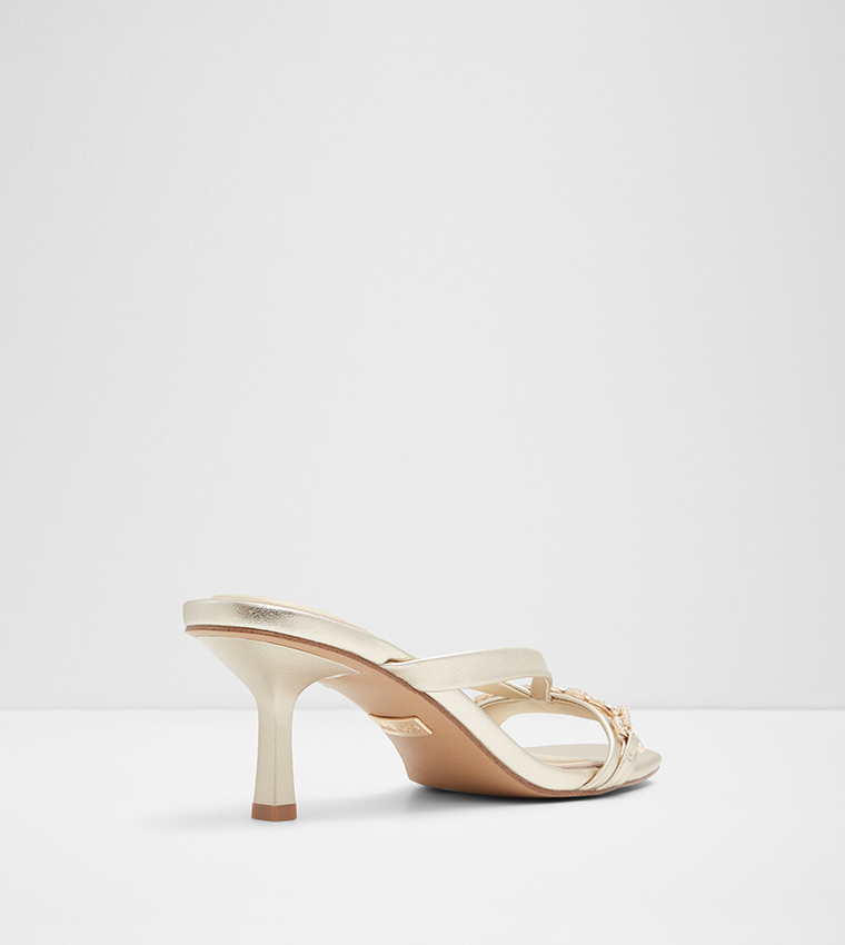 MARCELLINE Embellished Heel Sandals