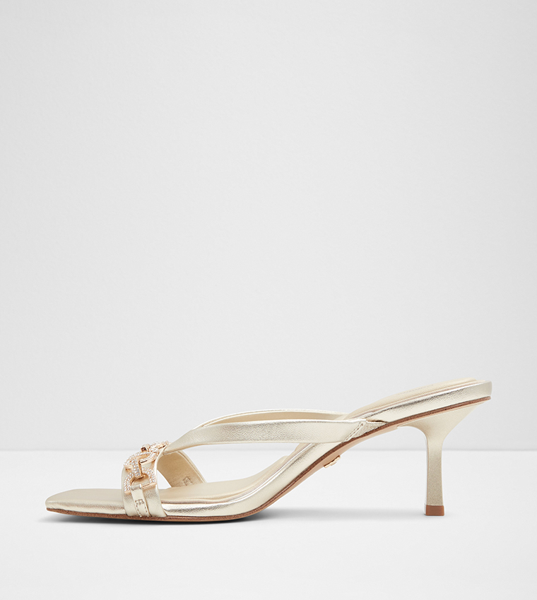 MARCELLINE Embellished Heel Sandals