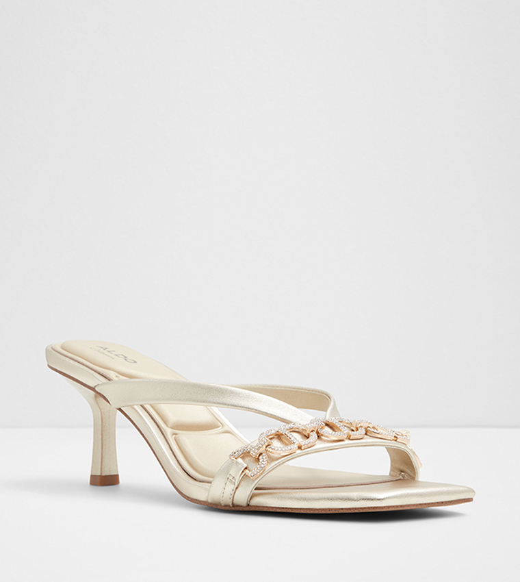 MARCELLINE Embellished Heel Sandals
