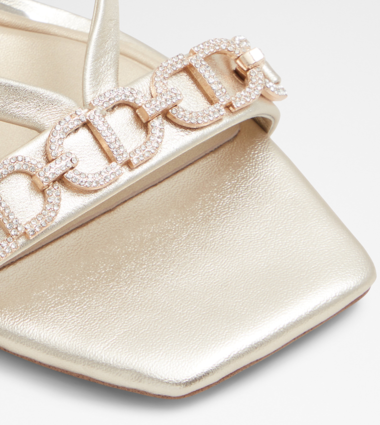 MARCELLINE Embellished Heel Sandals