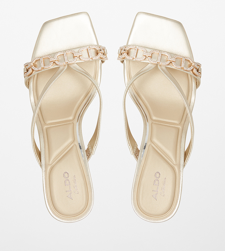 MARCELLINE Embellished Heel Sandals