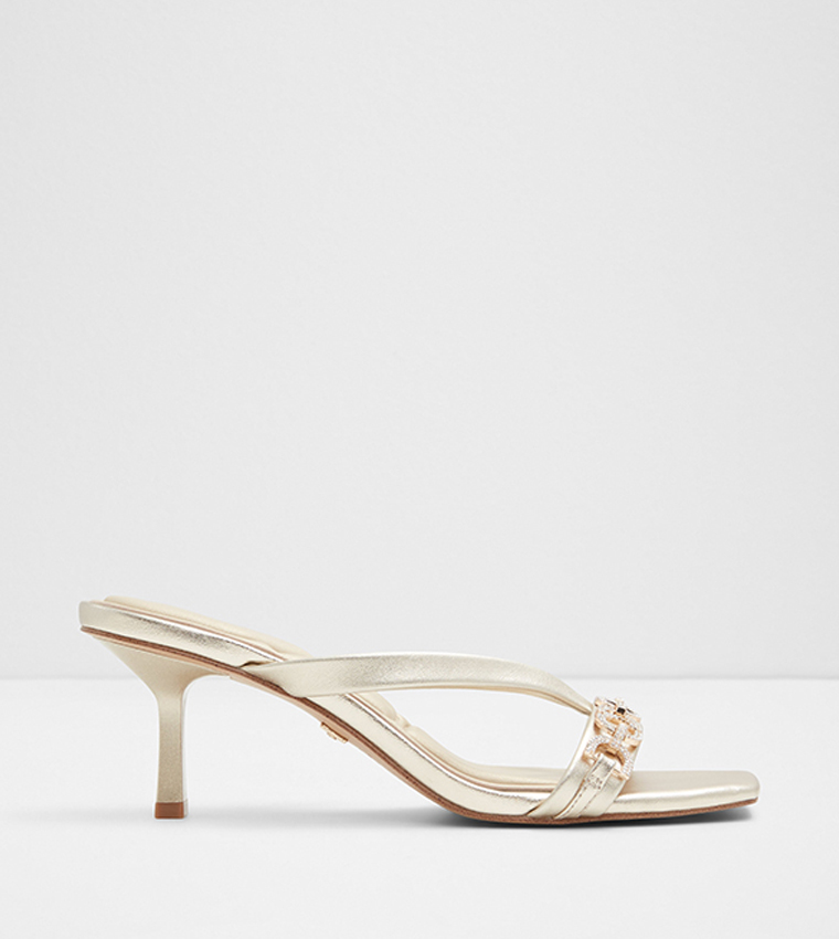 MARCELLINE Embellished Heel Sandals
