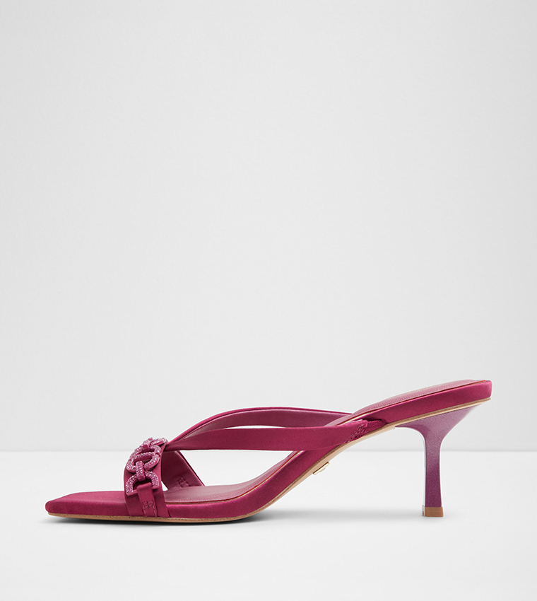 MARCELLINE Embellished Heel Sandals