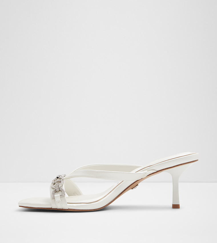 MARCELLINE Embellished Heel Sandals