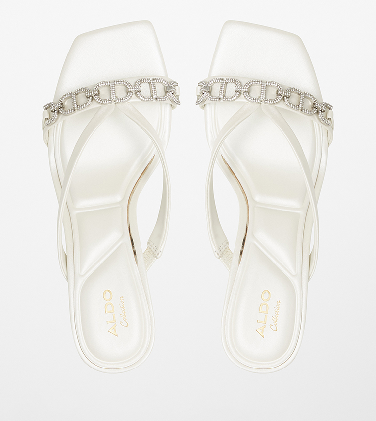 MARCELLINE Embellished Heel Sandals