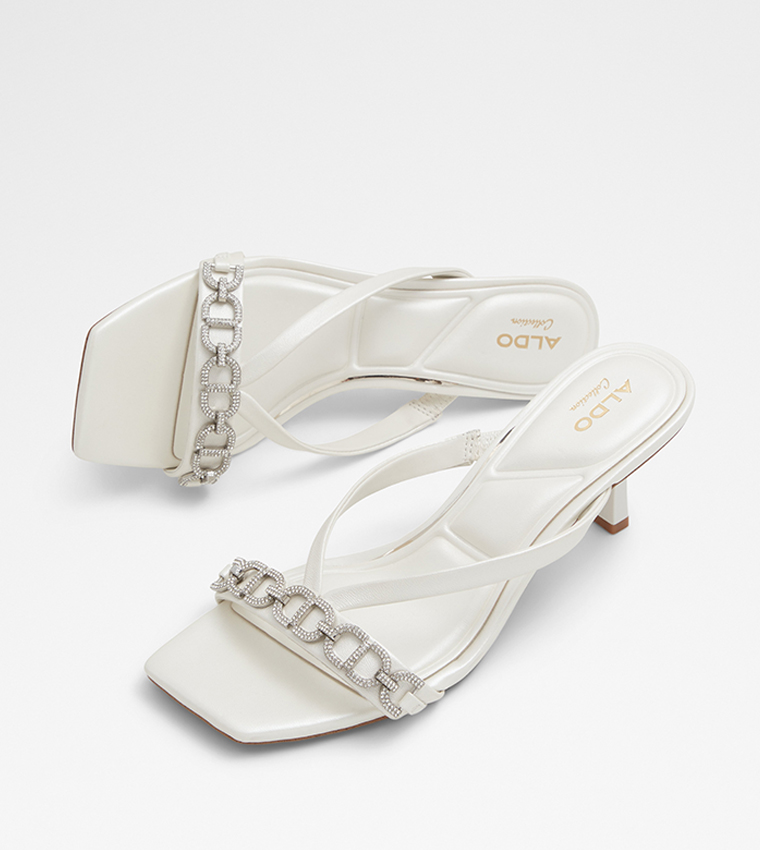 MARCELLINE Embellished Heel Sandals