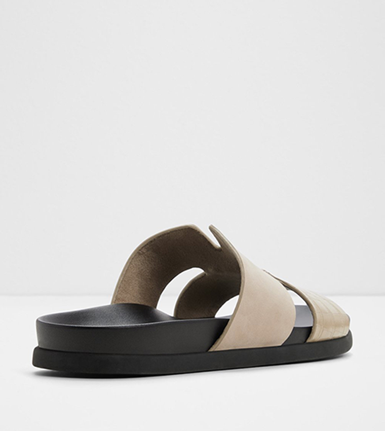 MARCELO Croc Textured Open Toe Sandals