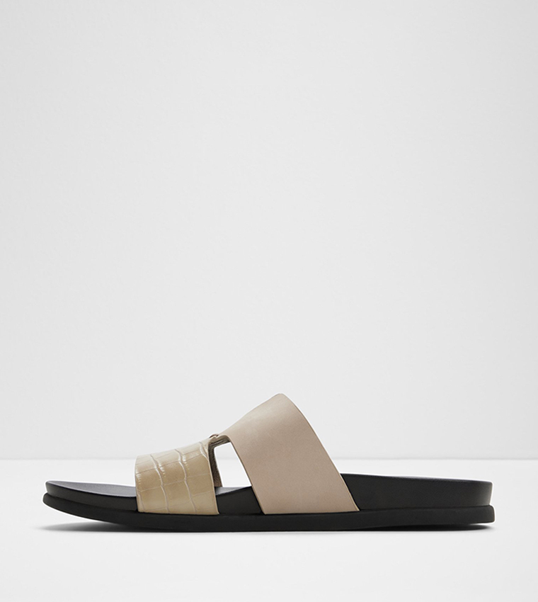 MARCELO Croc Textured Open Toe Sandals