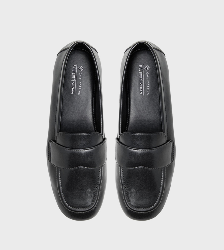 MARCIAA Round Toe Loafers