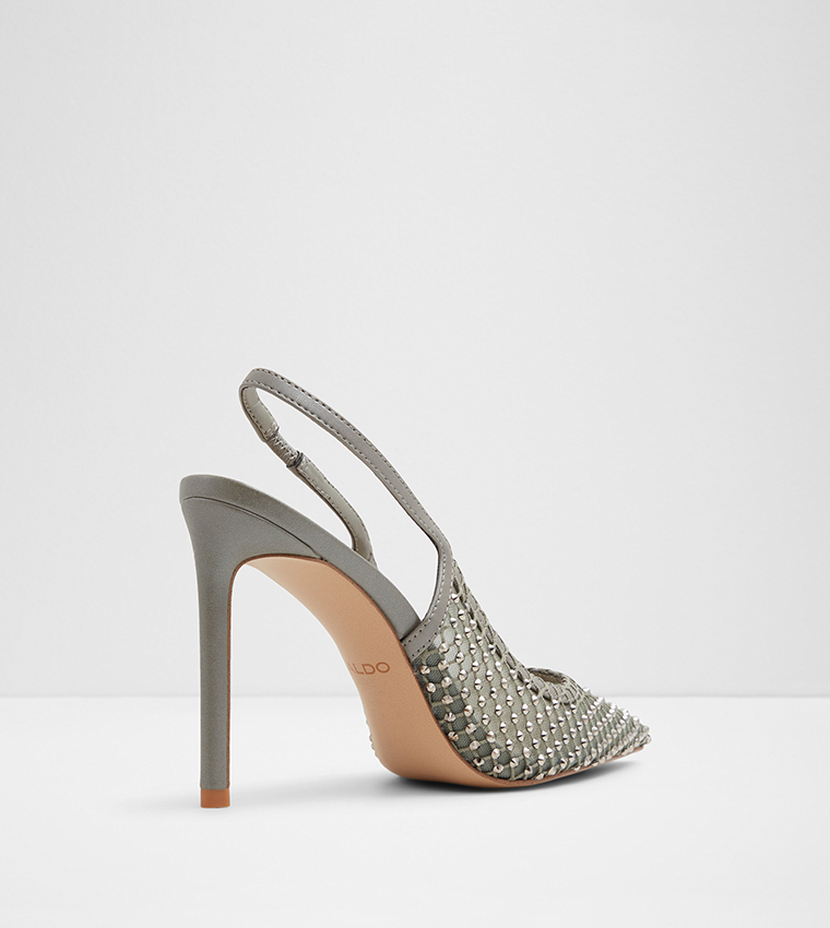 Buy Aldo MARCIANA Embellished Slingback Pumps In Green 6thStreet UAE