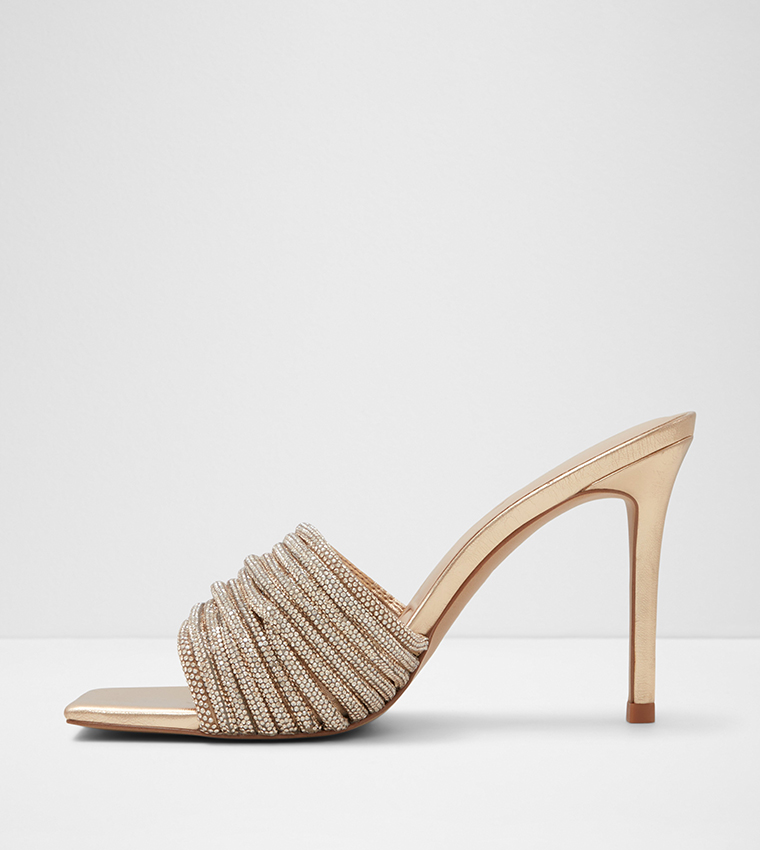 MARIELLE Embellished Heel Sandals
