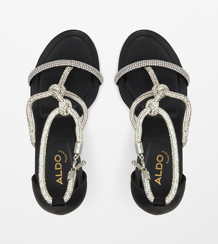 Buy Aldo MARJAN Embellished Heeled Sandals In Black 6thStreet Oman