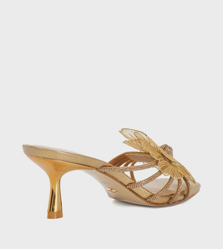 MARSEE Appliqued Heeled Sandals